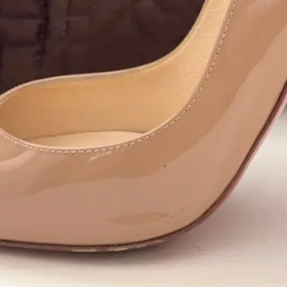 Christian Louboutin Horatio Patent leather red bottom heels 7 - Picture 10 of 11